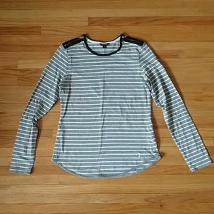 3/$15 Nautica striped long-sleeve shirt